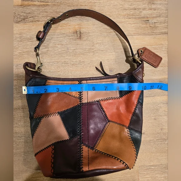 Coach Patchwork Bleecker Limited Legacy Mini Duffle Bag Purse Multicolor 41011 - Picture 11 of 17